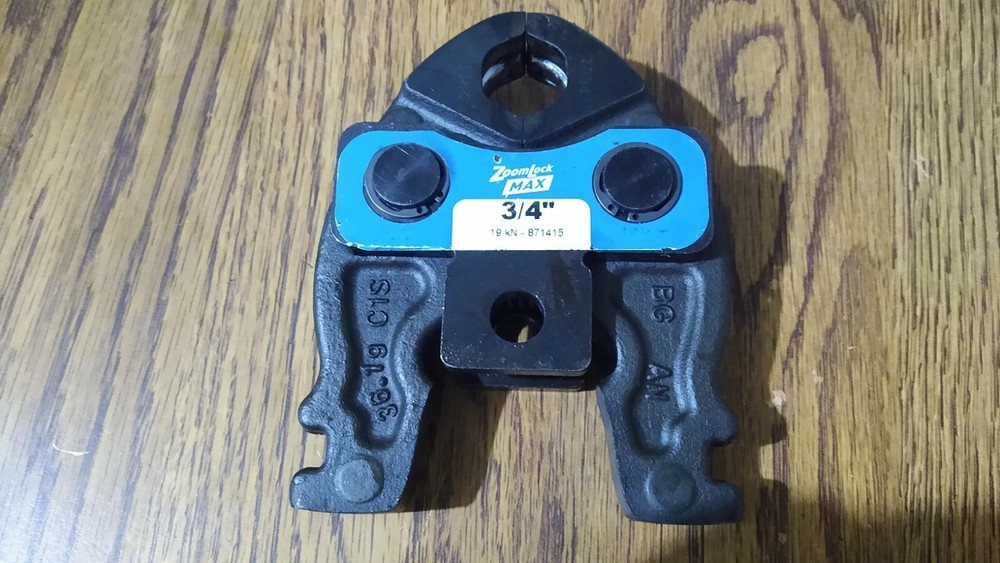 ZoomLock max jaws 3/4″ 19kn-871415 Rothenberger press fast free ship