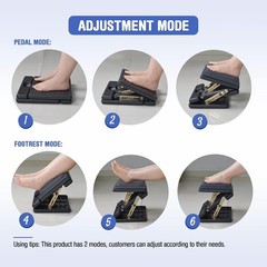 Lengthen Ergonomic Foot Rest for All Seasons