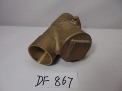 New NIBCO Brass Check Valve 200 CWP SI 1 1/2″ Horizontal Solder