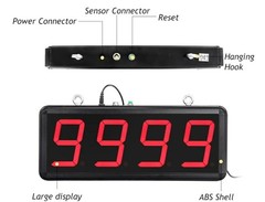 Digital LED Counter 4″ Digits Display People Visitor Item Counter w/Remote