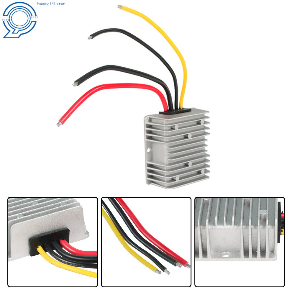 New Waterproof DC/DC Car Voltage Converter Step Up Regulator 12V to 24V 15A 360W
