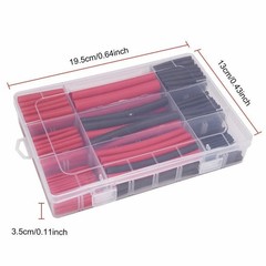 270PC Heat Shrink Glue Linned Dual Wall Adhesive Wire Cable Sleeve Tube 3:1 Kits