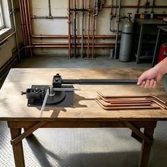 Manual Rebar Bender, 200° Hand Metal Rod Bender For Steel Copper Aluminum DIY