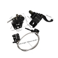 700mm 45/48mm Front Forks 15mm Axle Triple Tree Disc Brake Pit Bike 110-150cc