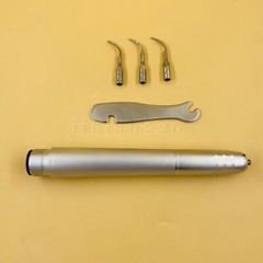 Dental Ultrasonic Air Perio Scaler Handpiece Hygienist 2/4Hole W/ 3 Scaling Tips