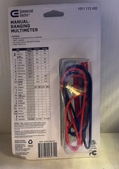 Commercial Electric True RMS Manual-Ranging Digital Multimeter 600-Volt