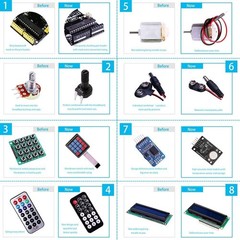 ELEGOO UNO R3 Most Complete Starter Kit with Extra DS3231, TM1637, LCDs, & More!