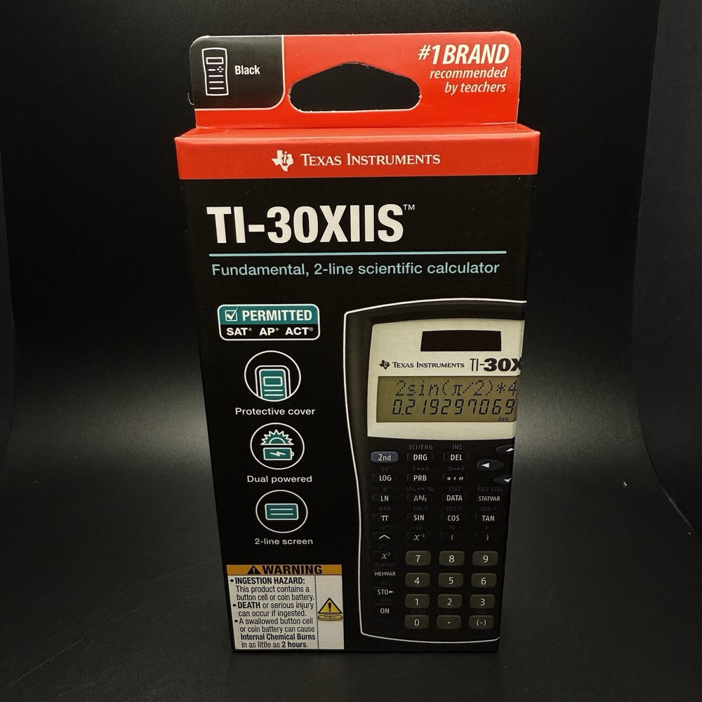 Texas Instruments TI-30XIIS Scientific Calculator Brand New Sealed New Version