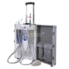 Portable Dental Delivery Unit Air Compressor Syringe Suction /Turbine Unit 4Hole