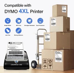 DYMO 4XL Thermal Shipping Labels 4×6 Jumbo Roll 1744907