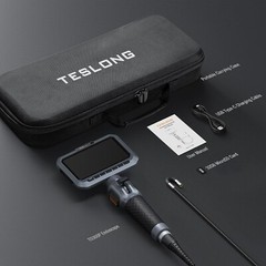 5.5mm Slim Probe Two-Way Articulating Borescope 5.0” Industrial Endoscope