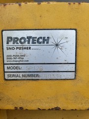 Pro-Tech 12′ Snow Pusher, used in good condition. bucket mount. 2 available