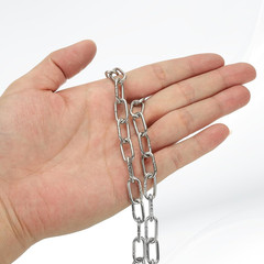 3.3Ft SUS304 Stainless Steel Chain, 2Mm Metal Chain Link 1 Meter Small