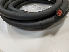 15′ FT 1/0 AWG WELDING/BATTERY CABLE BLACK 600V MADE IN USA COPPER EPDM JACKET