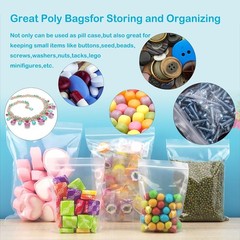 Versatile 2”X 2” Clear Zip Lock Bags – 100 Count for Jewelry, Photos & More