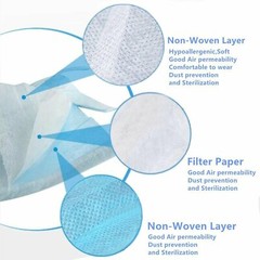 Disposable Face Mask Non-Medical 3-Ply Blue (50 PCS per Box) – High Filtration