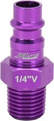 Pack Of 20 Milton Purple Highflowpro Hose Pipe Fitting 1 4 Npt Male Plugs