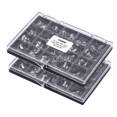 AZDENT Dental Orthodontic Bands 16#-35# with Buccal Tube 1st Molar Roth/MBT 022″