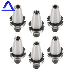 For Machine 6Pcs CAT40 ER16 Collet Chuck Taper Holder CNC Milling 70mm 2.76″