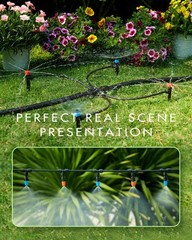 240FT Automatic Drip Irrigation System for Garden, Lawn, and Greenhouse