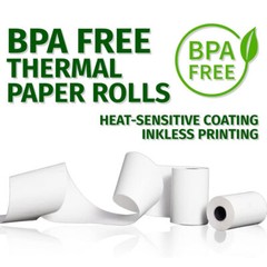 40 Rolls 3 1/8″ x 230′ Thermal Rolls Paper Cash Register POS Receipt Printer US