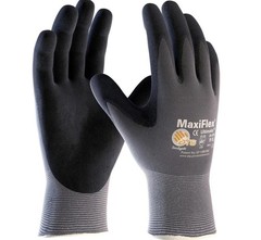 34-844 MaxiFlex Nitrile Grip Foam Dotted Palm Coated PROTECTIVE WORK GLOVES SMAL