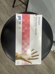 McKesson Vinyl Exam Powder Free Gloves Large (Pack of 100) (14-118)