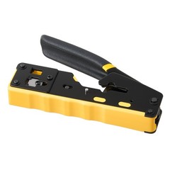 VEVOR Crimping Tool Ethernet Crimper for RJ45/RJ11/RJ12 4/6/8-Pin Modular Plugs