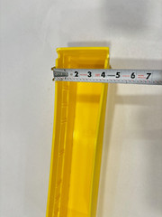 Lyon Yellow Plastic Shelf Storage Bins 18″L x 4″W x 4″ H, 18x4x4, LOT OF 12