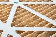 20x20x4 MERV 11 Pleated Air Filters by Glasfloss. 6 Pack. Made in USA.