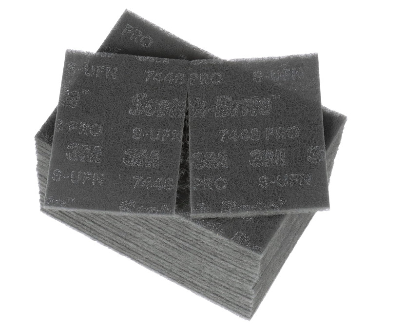 3M SB 7448 PRO Hand Pad 6 in x 9 in Hand Sanding Pad, Free Shipping, 3 bx