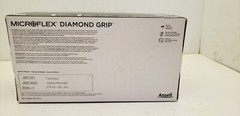 ANSELL MF-300-S MICROFLEX DIAMOND GRIP DISPOSABLE LATEX GLOVES, SMALL 100 CT NIB