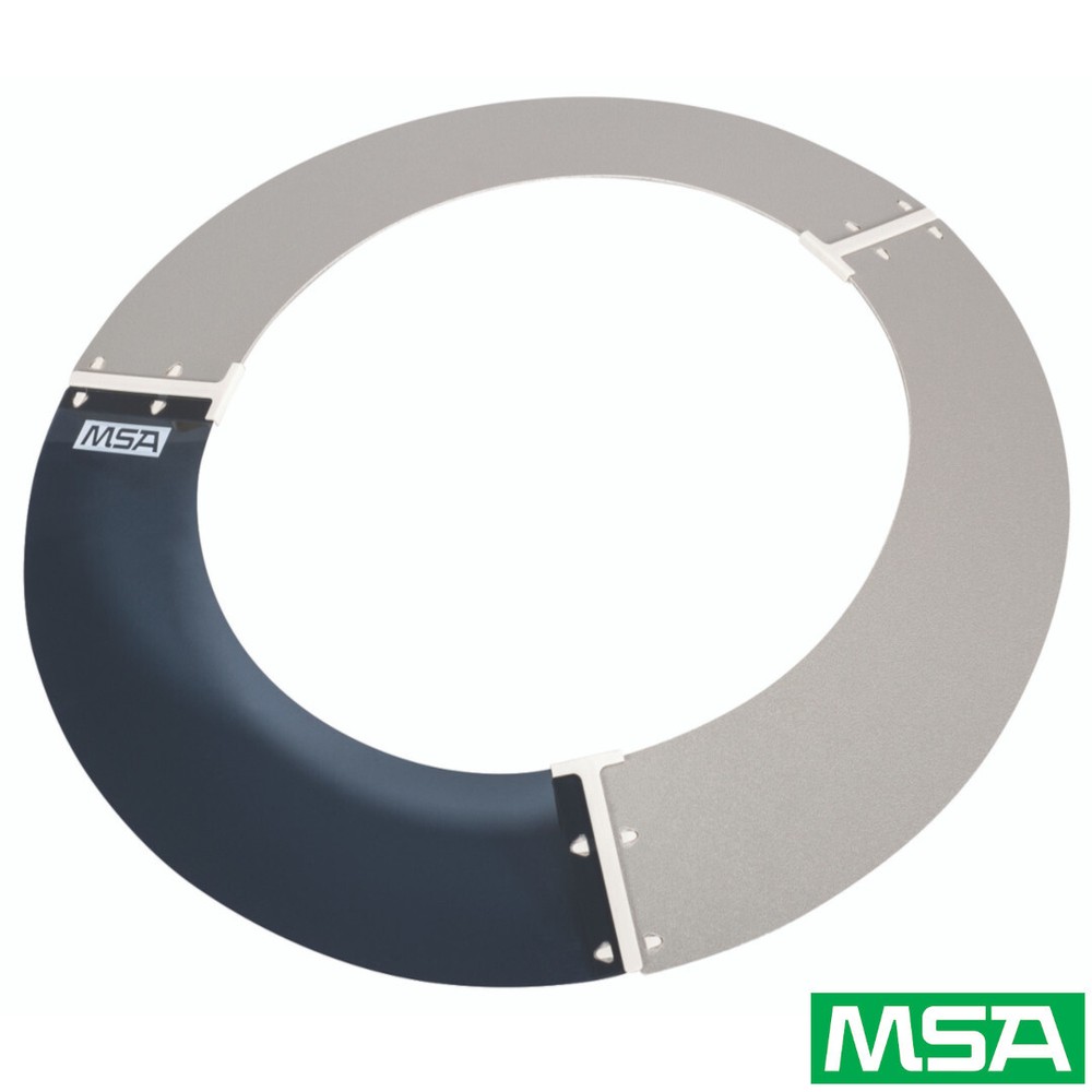 MSA 697410 Full Brim Hard Hat V-Gard Sun Shield Visor