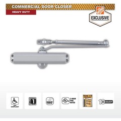 Size 1-5 Heavy Duty Commercial Door Closer – 3 Mounting Styles – ANSI Grade 1, –