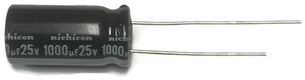 10PCS Aluminum Electrolytic Capacitors 25V 1000uF 10x20MM 5LS 20% Tolerance