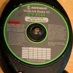 StopLink BrakeV2 SAFEWAZE SKU# 019-8044. Mfg 2024