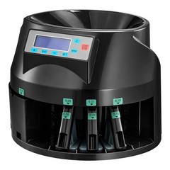 Uimoso Automatic Coin Counter & Sorter,5Denominations,225 Coins/Min, LCD Display