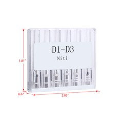 D1-D3 Dental Endodontic Retreatment Root Canal Engine NiTi Rotary Files AZDENT
