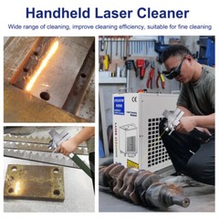 Handheld 1500W Fiber Laser Cleaning Machine Laser Remove Rust/Oil/Paint Cleaner