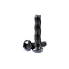 Black 304 Stainless Steel Phillips Cross Small Pan Head Screws M2 M2.5 M3 M4