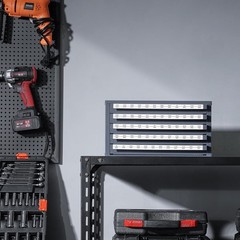 VEVOR Drill Bit Dispenser Cabinet, Five-Drawer (33/64″ to 63/64″)-old, Black
