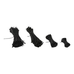 2000 Pack Zip Ties UV Resistant Assorted 4 6 8 12 Inch Cable Ties Heavy Duty