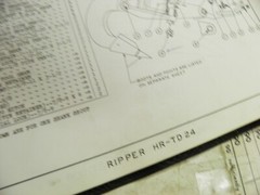 AMERICAN TRACTOR EQUIPMENT ATECHE TD24 RIPPER PARTS SERVICE CATALOG TD24