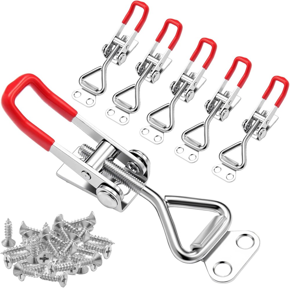 6 Pack Toggle Latch Clamp 4001 Quick Release 330Lbs with Screws