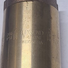 LEGEND T-450-NL No Lead Cast Bronze In-Line Check Valve 1-1/2″ NPT 200-psi CWP