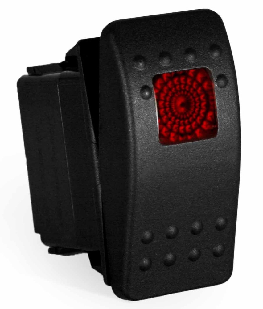 Contura II Carling Rocker Switch – Illuminated Red – V1D1, SPST, 3 terminals,…