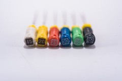 10Pack Endodontic K Files Dental Root Canal SS Hand Use Endo #15-40Assorted 25MM