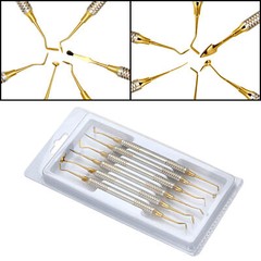 6pcs/set Dental Composite Resin Filling Spatula Repair Restorative Instruments