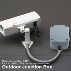 Small Weatherproof Electrical Junction Box Outdoor Enclosure 86x74x62mm Grey 1PK
