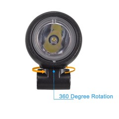 Raycharm Offroad 2″ Round LED Fog Light Pods for Motorcycle, 6000K Cool-White…